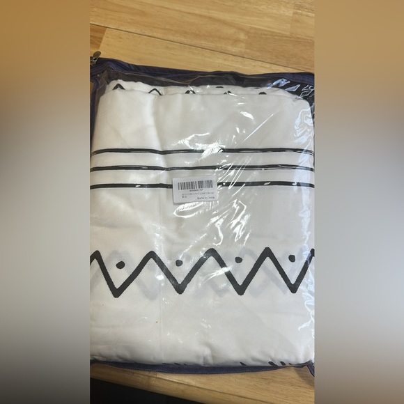 Boho Arrow Black White Duvet Cover Set Full Comforter Bedding Cotton - Picture 4 of 4